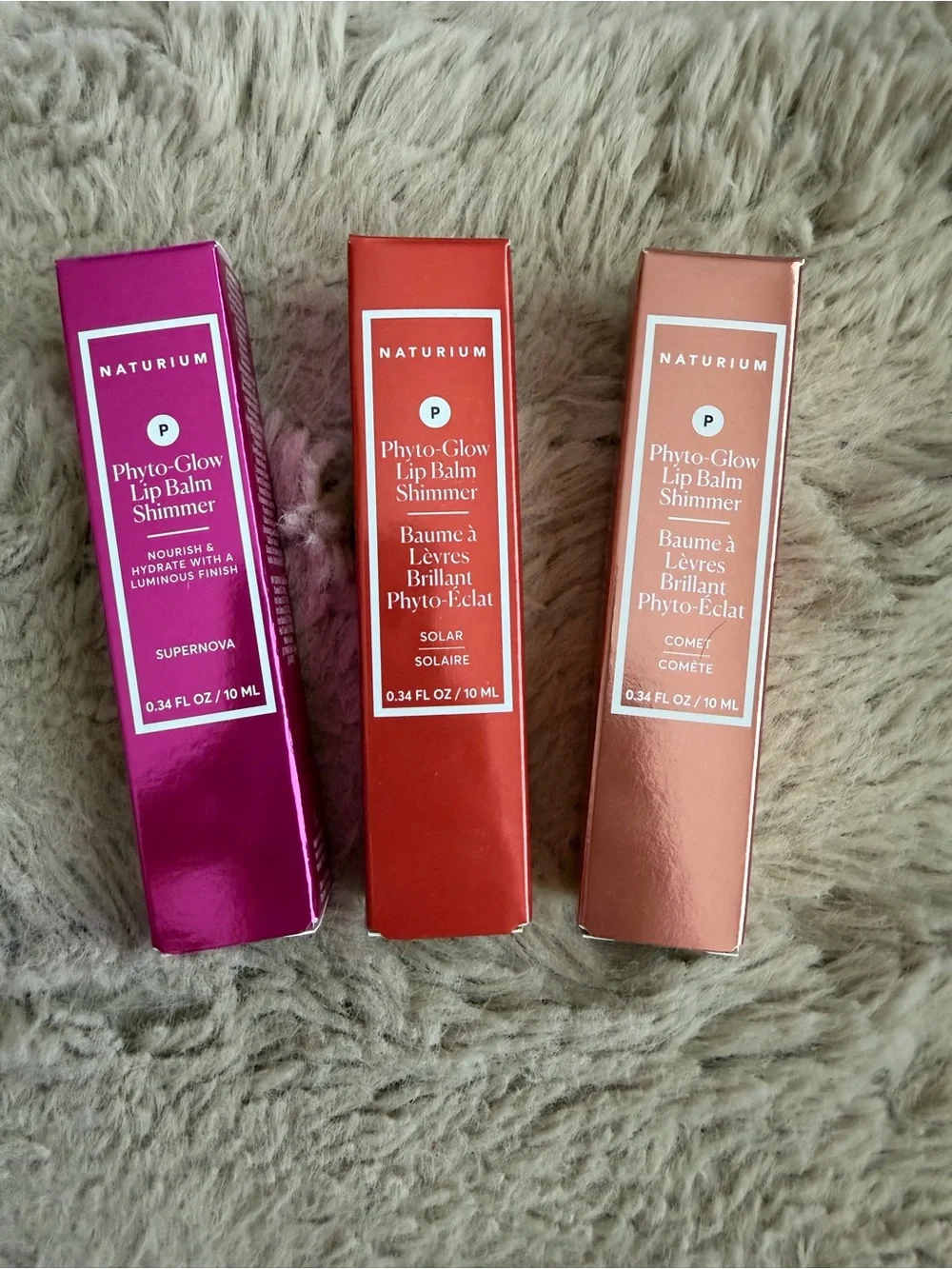 Naturium Phyto-Glow Lip Balm Shimmer - Supernova, Solar, Comet